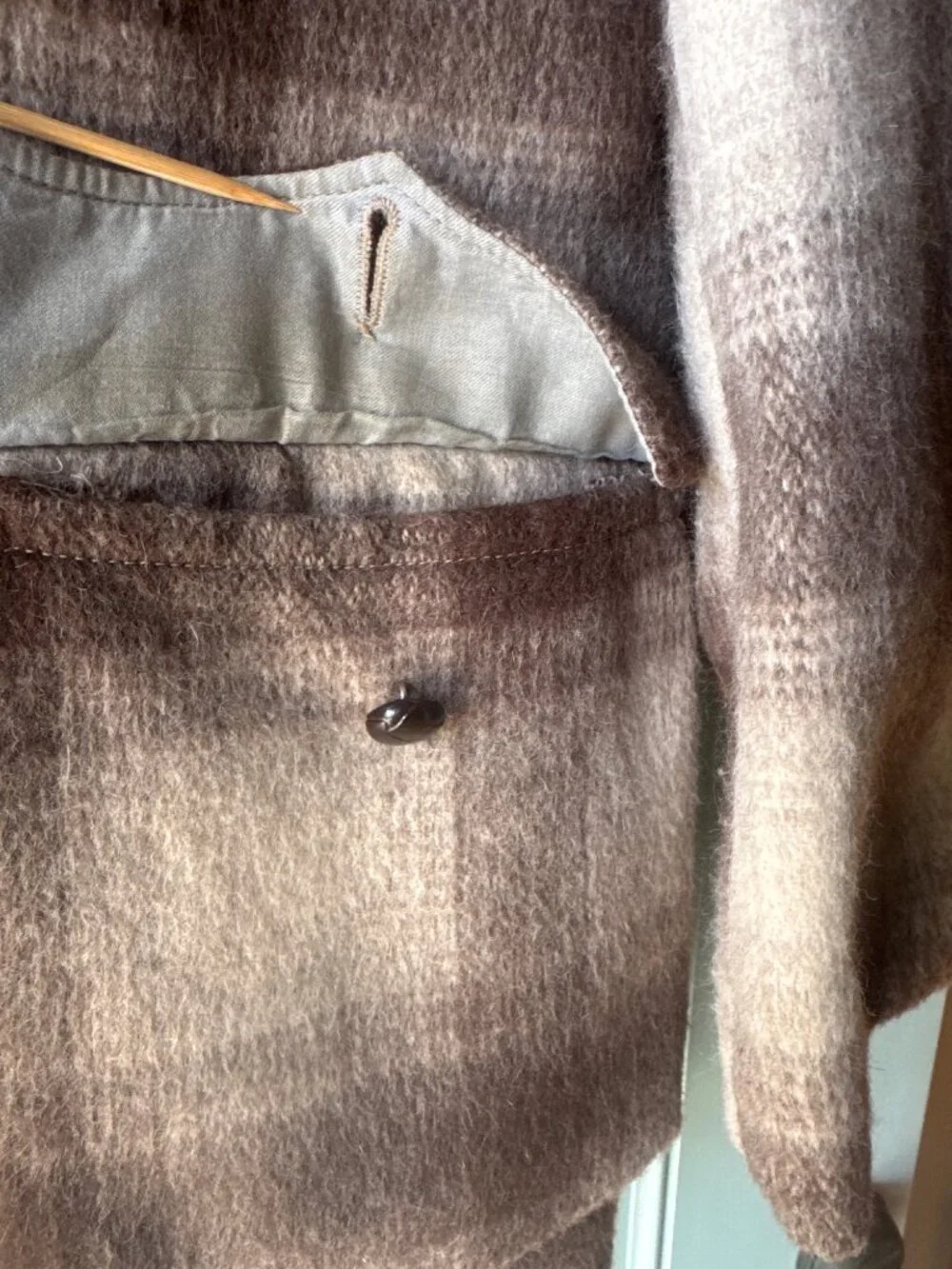 Vtg 1950s Land N Lakes cashmere wool blend jacket rockabilly Herman K Lavin Co S